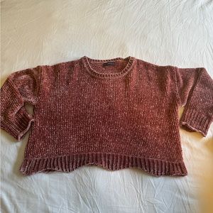 ZARA used pink knit (small damage)